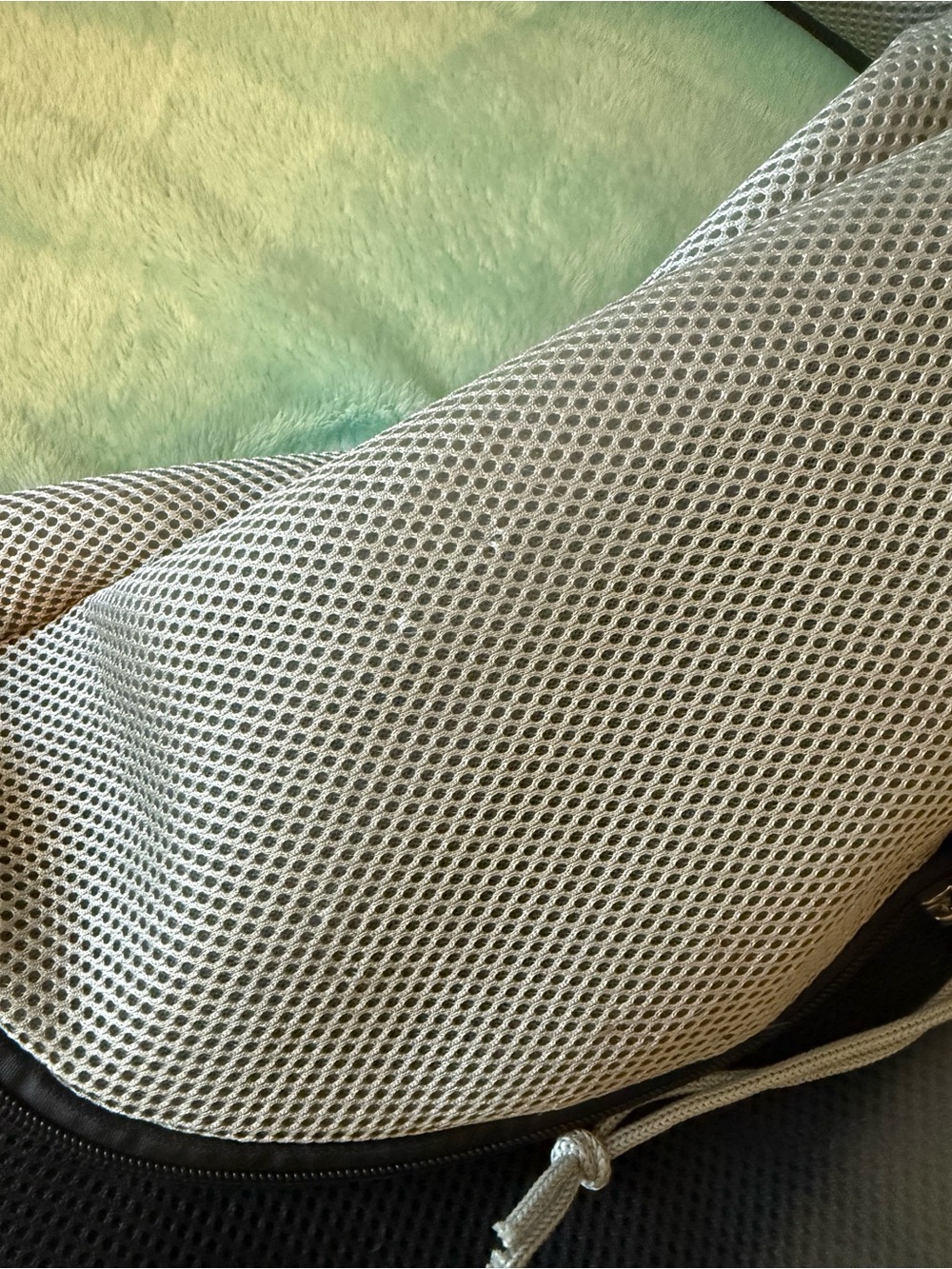 Light Gray Breathable Mesh Dog Carrier  - Unbranded